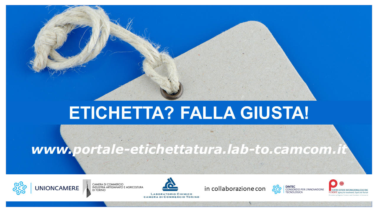 Portale Etichettatura e sicurezza